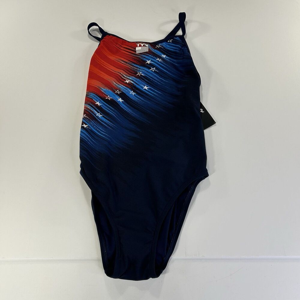 TYR Women's Durafast Elite Diamondfit Swimsuit USA Women's Large (36) NWT